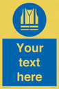 MC3019: Custom Hi-vis Vest Sign