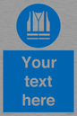 MC3019: Custom Hi-vis Vest Sign