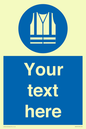 MC3019: Custom Hi-vis Vest Sign