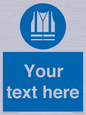 MC3019: Custom Hi-vis Vest Sign