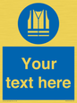 MC3019: Custom Hi-vis Vest Sign
