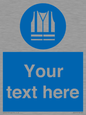 MC3019: Custom Hi-vis Vest Sign