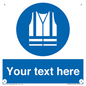 MC3019: Custom Hi-vis Vest Sign
