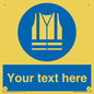 MC3019: Custom Hi-vis Vest Sign