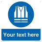 MC3019: Custom Hi-vis Vest Sign