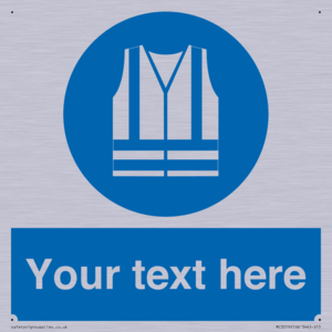 MC3019: Custom Hi-vis Vest Sign