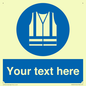 MC3019: Custom Hi-vis Vest Sign