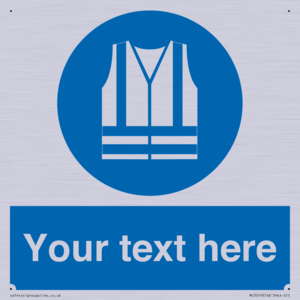 MC3019: Custom Hi-vis Vest Sign