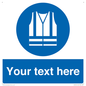 MC3019: Custom Hi-vis Vest Sign
