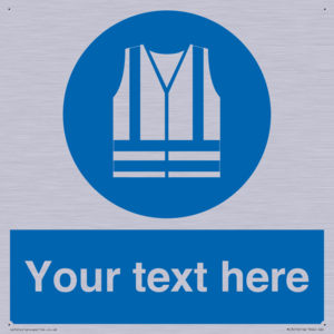 MC3019: Custom Hi-vis Vest Sign