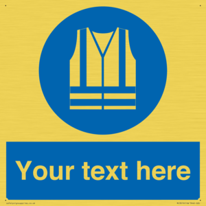 MC3019: Custom Hi-vis Vest Sign