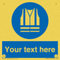 MC3019: Custom Hi-vis Vest Sign