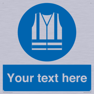 MC3019: Custom Hi-vis Vest Sign
