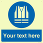 MC3019: Custom Hi-vis Vest Sign