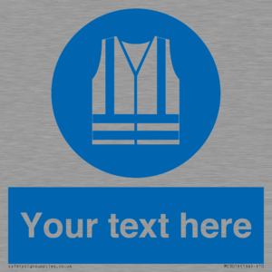 MC3019: Custom Hi-vis Vest Sign