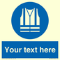 MC3019: Custom Hi-vis Vest Sign