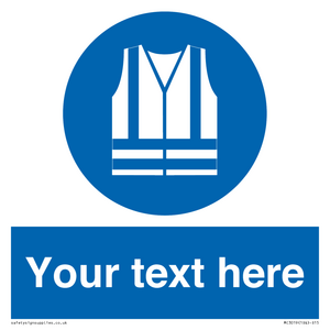 MC3019: Custom Hi-vis Vest Sign