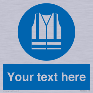 MC3019: Custom Hi-vis Vest Sign