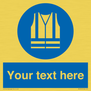 MC3019: Custom Hi-vis Vest Sign