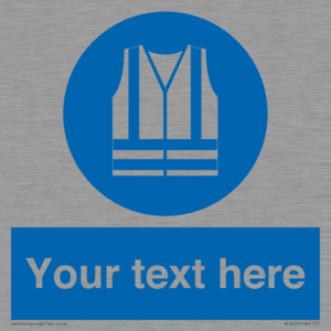 MC3019: Custom Hi-vis Vest Sign