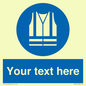 MC3019: Custom Hi-vis Vest Sign