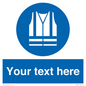 MC3019: Custom Hi-vis Vest Sign