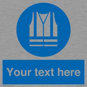 MC3019: Custom Hi-vis Vest Sign