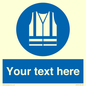MC3019: Custom Hi-vis Vest Sign