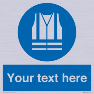 MC3019: Custom Hi-vis Vest Sign