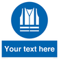 MC3019: Custom Hi-vis Vest Sign