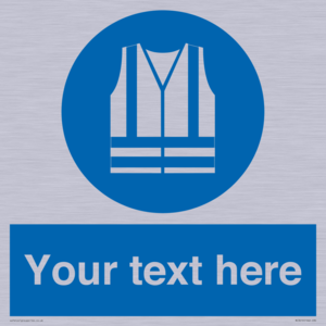 MC3019: Custom Hi-vis Vest Sign