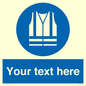 MC3019: Custom Hi-vis Vest Sign