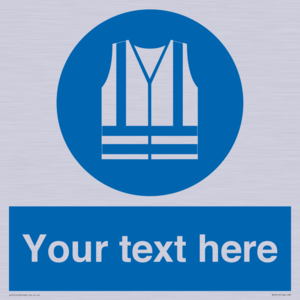 MC3019: Custom Hi-vis Vest Sign