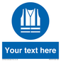 MC3019: Custom Hi-vis Vest Sign