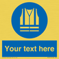 MC3019: Custom Hi-vis Vest Sign