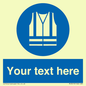 MC3019: Custom Hi-vis Vest Sign