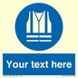 MC3019: Custom Hi-vis Vest Sign