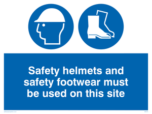 MC515: Safety boots hard hat on site