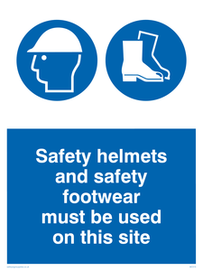 MC515: Safety boots hard hat on site