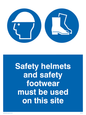 MC515: Safety boots hard hat on site