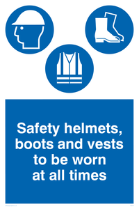 MC516: Helmets boots vests all times