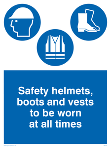 MC516: Helmets boots vests all times