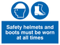 MC517: Helmets and boots all times