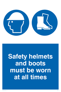 MC517: Helmets and boots all times