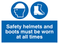 MC517: Helmets and boots all times