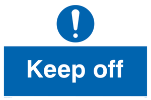 MC518: Keep off sign