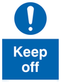 MC518: Keep off sign