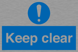 MC519: Keep clear sign