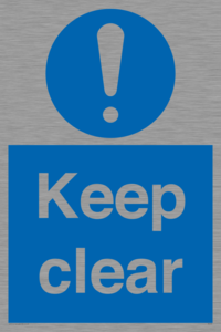 MC519: Keep clear sign