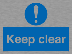 MC519: Keep clear sign
